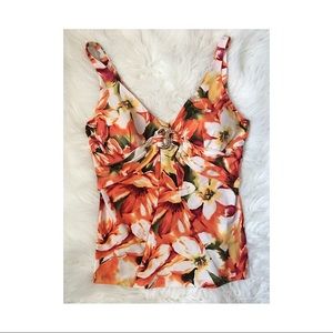 Cache floral print top